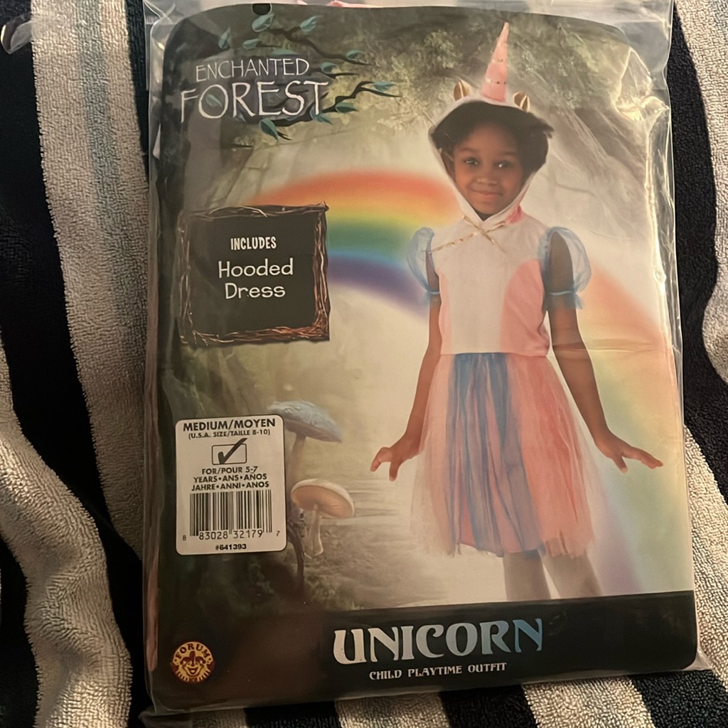 Enchanted Forest Hooded Unicron Dress Size M (8-10)